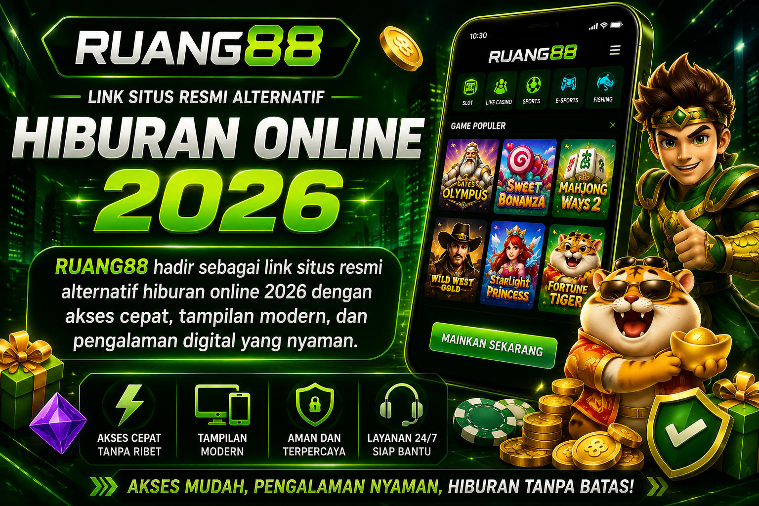RUANG88: Link Situs Resmi Alternatif Hiburan Online 2026